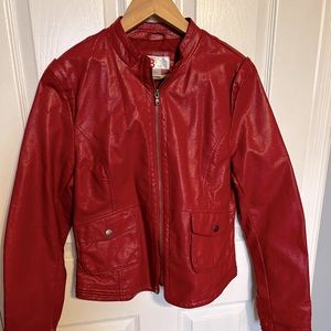 Bernardo Faux Leather Jacket | Size L